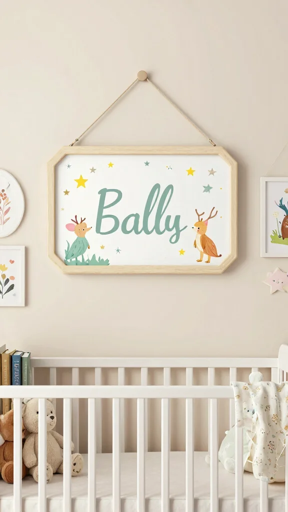 12 Nursery Name Sign Ideas for a Personalized Beautiful Baby Room - 12. Themed Name Signs for Unique Personalization 1