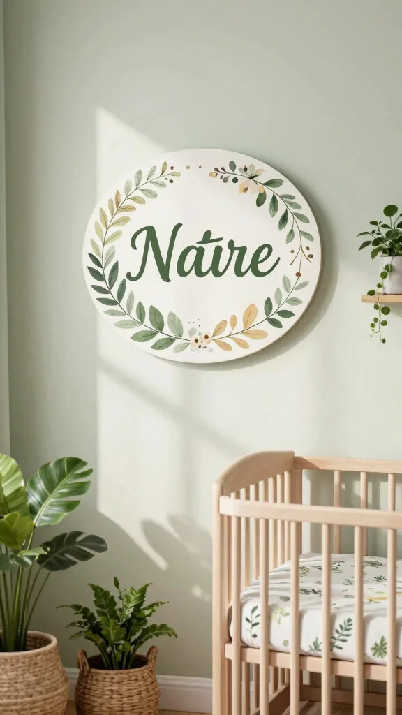 12 Nursery Name Sign Ideas for a Personalized Beautiful Baby Room - 6. Nature-Inspired Signs 1