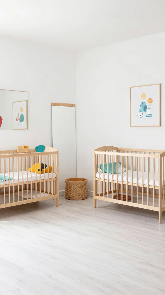 12 Small Nursery Room Ideas That Maximize Every Inch - 11. Use Light Colors to Create Illusion of Space 1