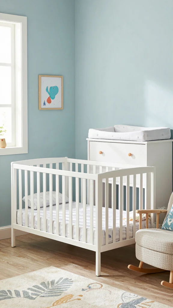 12 Small Nursery Room Ideas That Maximize Every Inch - 2. Choose Space-Saving Nursery Furniture 1