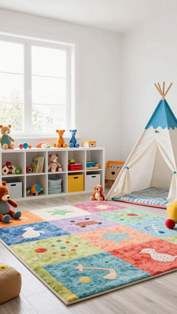 12 Small Nursery Room Ideas That Maximize Every Inch - 6. Incorporate a Play Area 1