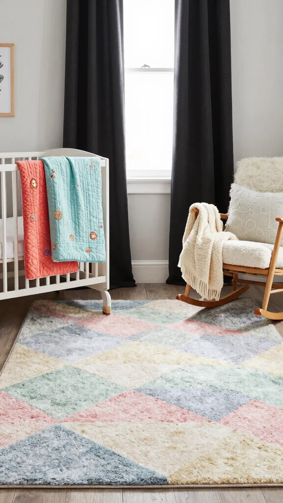 12 Small Nursery Room Ideas That Maximize Every Inch - 9. Add Soft Textiles for Comfort 1