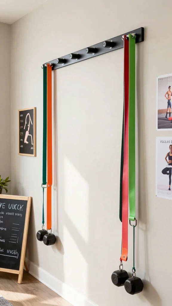12 Storage Room Home Gym Ideas for a Compact Functional Workout Space - 6. Magnetic Storage for Small Items 1
