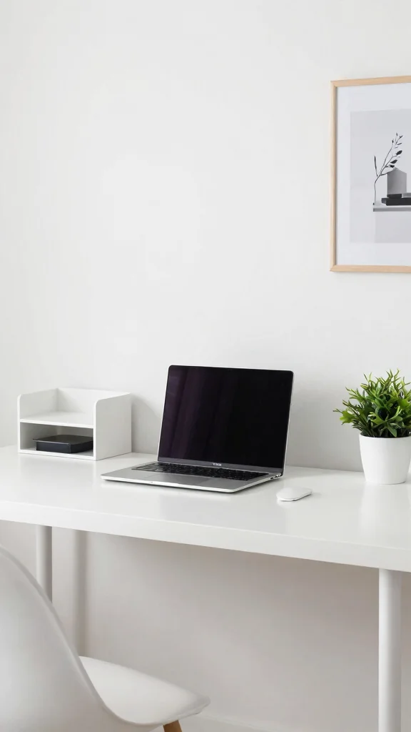 12 Storage Room Home Office Ideas for a Productive Organized Workspace - 11. Implement a Clear Desk Policy 1