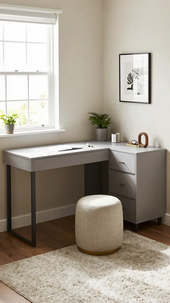 12 Storage Room Home Office Ideas for a Productive Organized Workspace - 2. Multi-Functional Furniture 1