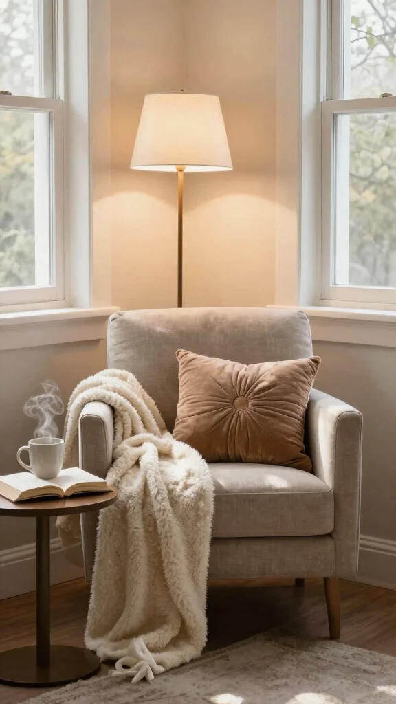 12 Storage Room Home Office Ideas for a Productive Organized Workspace - 8. Incorporate a Cozy Reading Nook 1