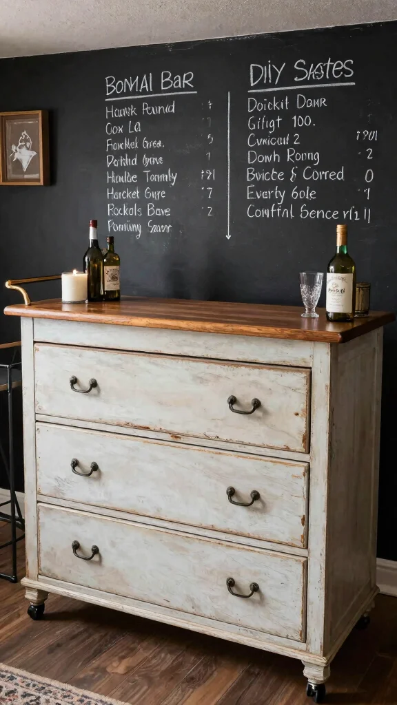 13 Basement Bar Design Ideas for a Stylish Functional Home Bar - 8. DIY Bar Ideas 1