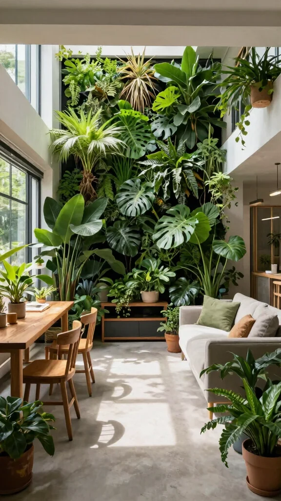 13 Basement Family Room Ideas for a Cozy Functional Shared Space - 7. Incorporate Nature 1