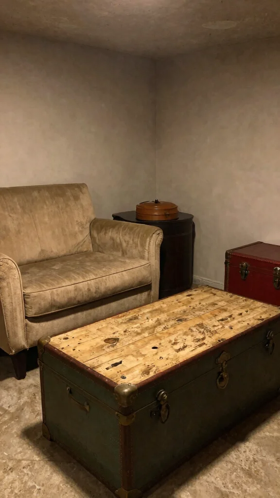 13 Basement Man Cave Ideas for a Personalized Comfortable Retreat - 9. Vintage Furniture Finds 1