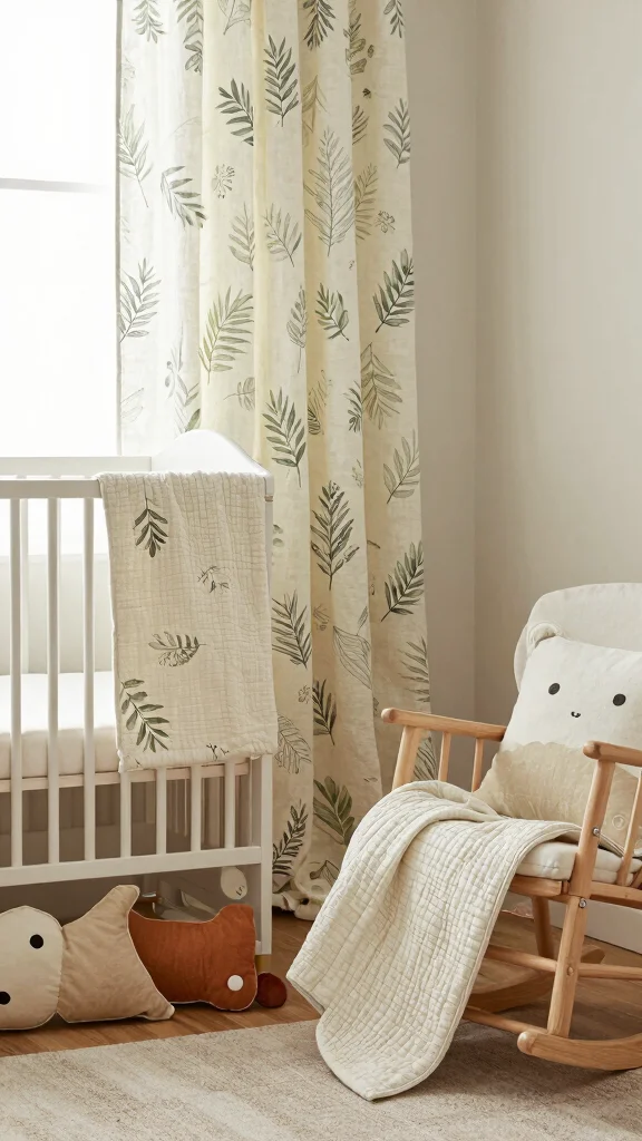 13 Boy Nursery Ideas for a Stylish Personal Baby Room - 8. Nature-Inspired Textiles 1
