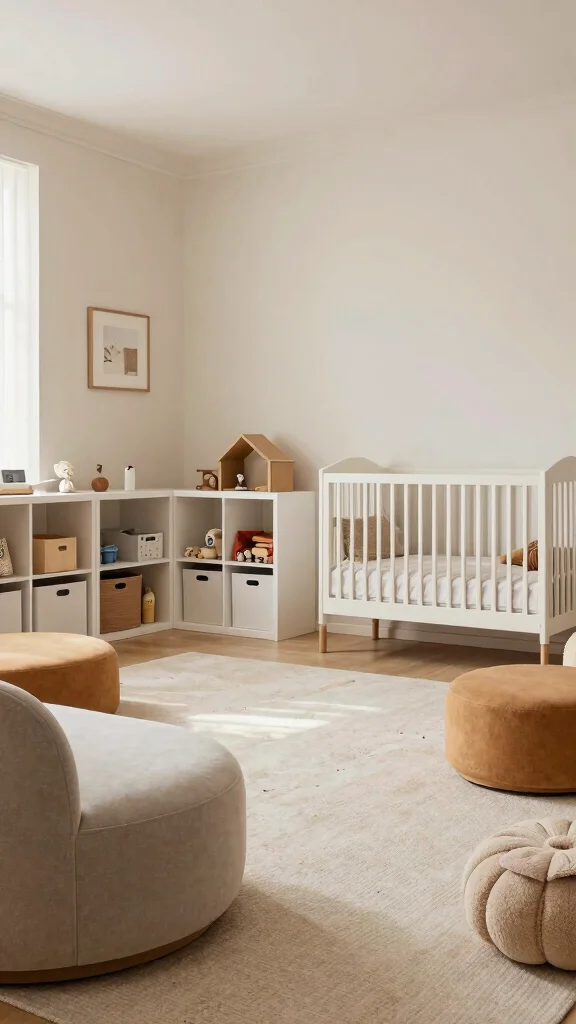 13 Gender-Neutral Nursery Ideas for a Modern Flexible Baby Room - 13. Family-Friendly Features 1