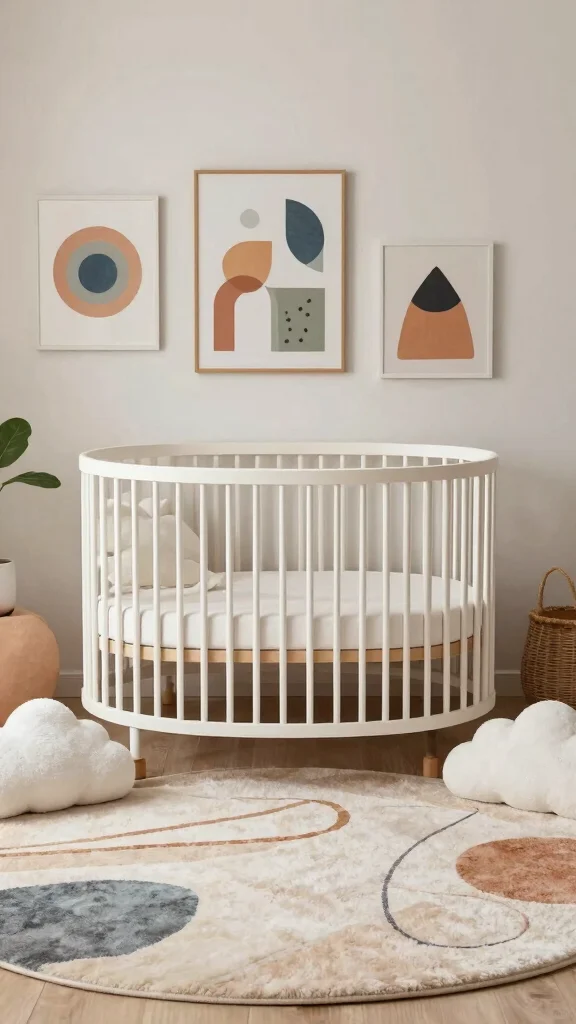 13 Gender-Neutral Nursery Ideas for a Modern Flexible Baby Room - 8. Fun Shapes and Forms 1