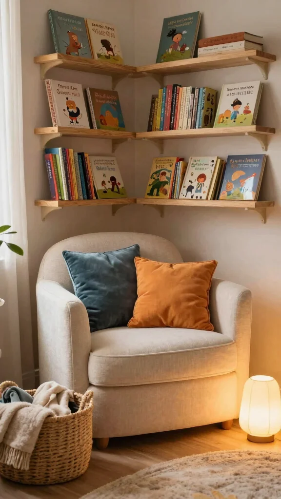 13 Nursery Must-Haves for a Safe, Functional, Beautiful Baby Room - 13. Cozy Reading Nook 1