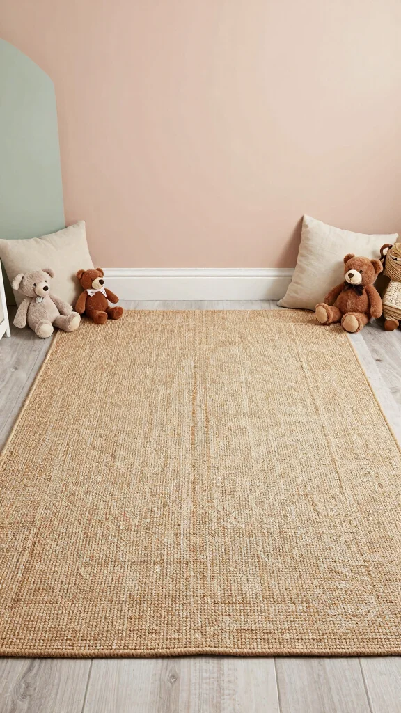 13 Nursery Must-Haves for a Safe, Functional, Beautiful Baby Room - 3. Soft, Natural Fiber Rugs 1