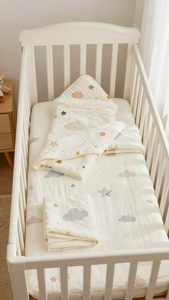 13 Nursery Must-Haves for a Safe, Functional, Beautiful Baby Room - 5. Organic Bedding 1