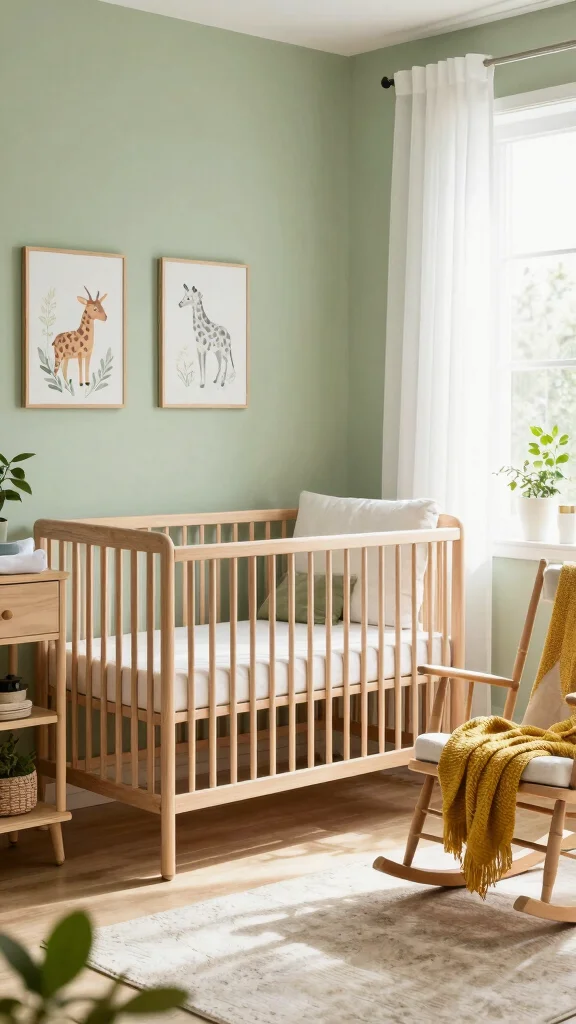 13 Nursery Room Ideas for Every Style Space and Budget - 1. Nature-Inspired Palette 1