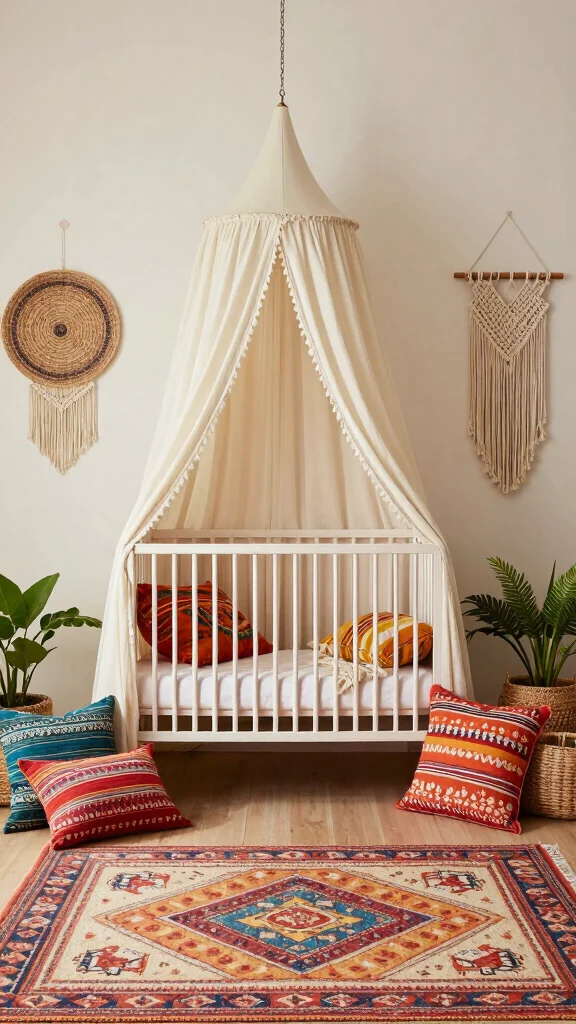 13 Nursery Room Ideas for Every Style Space and Budget - 4. Boho Bliss 1