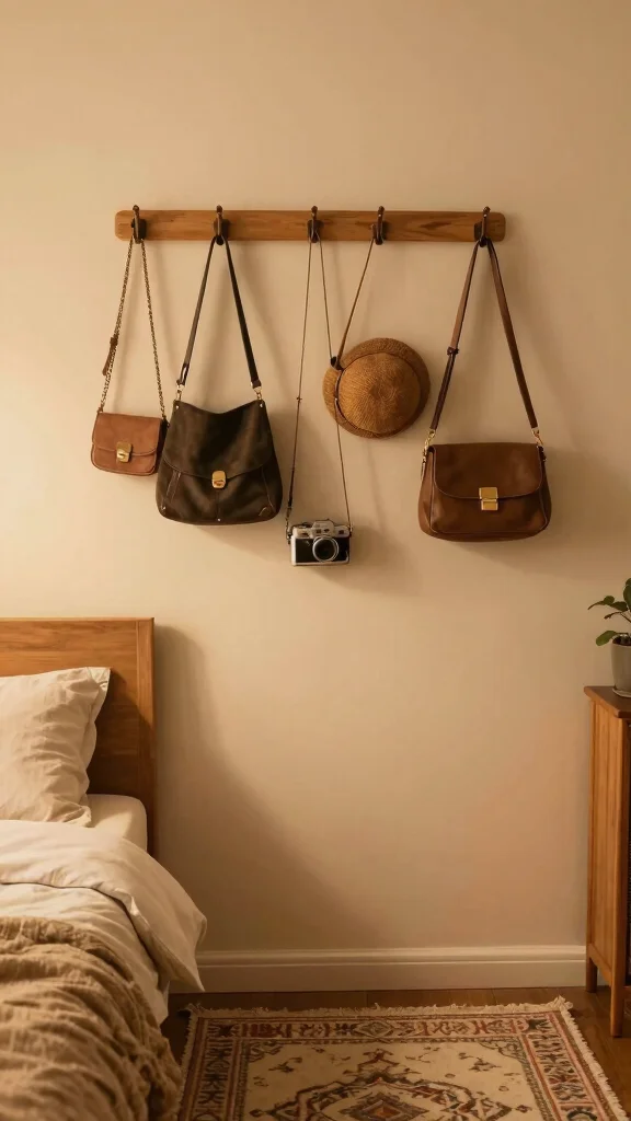 13 Small Bedroom Storage Ideas That Maximize Every Inch - 13. Wall-Mounted Hooks 1