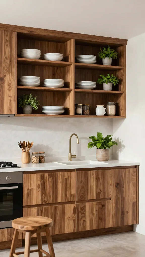 13 Storage Room Cabinet Ideas for a Polished Organized Interior - 5. Open Shelving Cabinets 1
