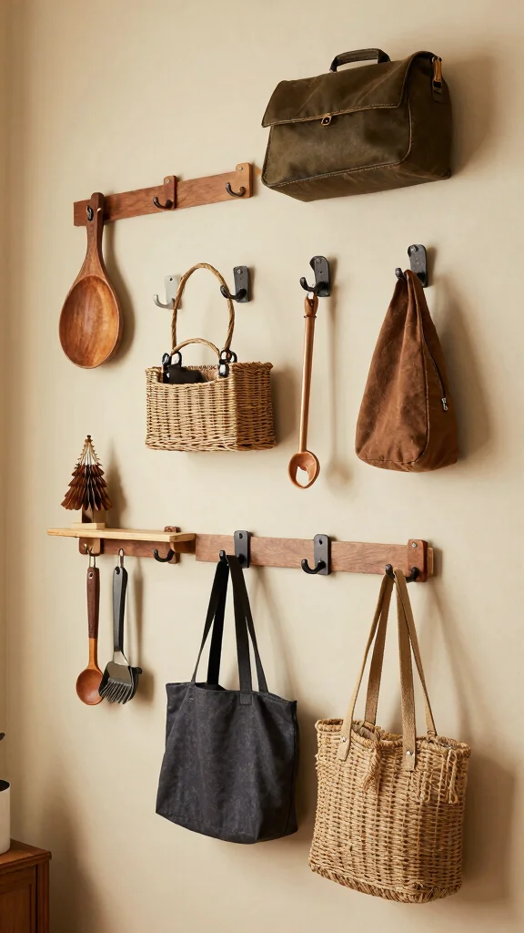 13 Storage Room Organization Ideas for a Tidy Efficient Space - 10. Incorporate Hooks and Racks 1