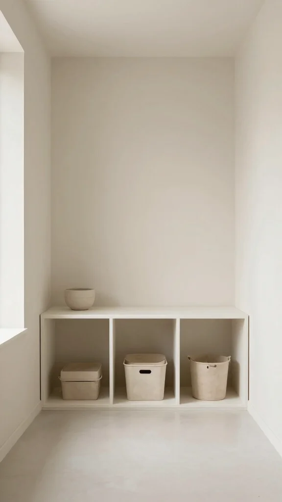 13 Storage Room Organization Ideas for a Tidy Efficient Space - 13. Embrace Minimalism 1