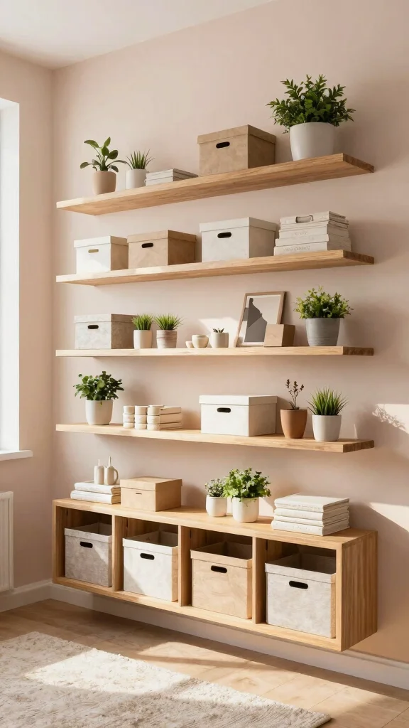 13 Storage Room Organization Ideas for a Tidy Efficient Space - 2. Maximize Vertical Space with Shelves 1