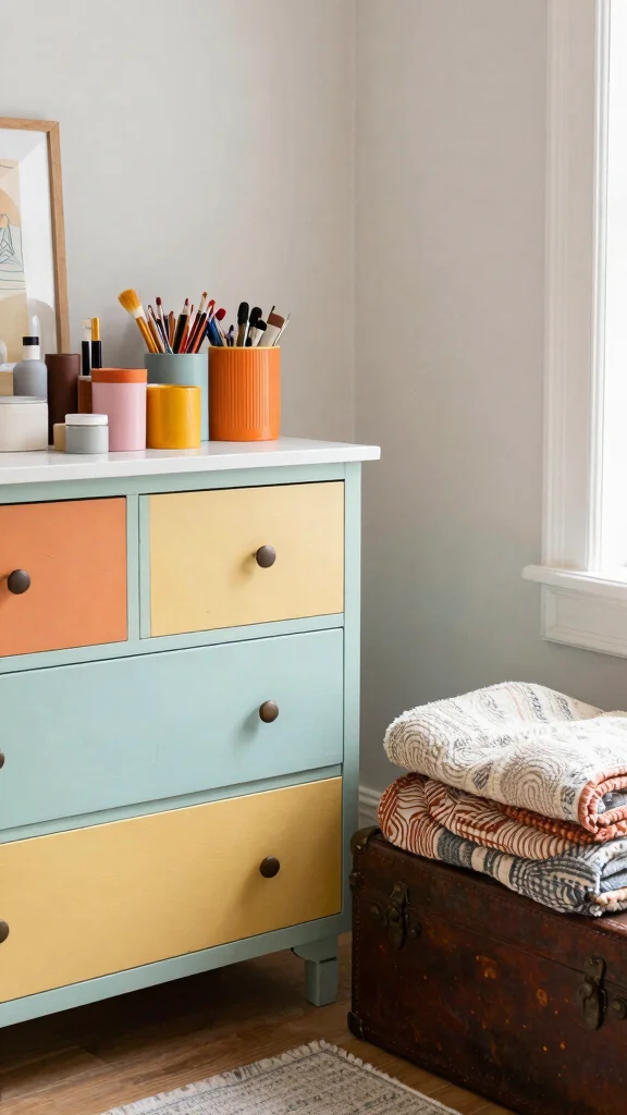 13 Storage Room Organization Ideas for a Tidy Efficient Space - 6. Upcycle Furniture for Storage 1