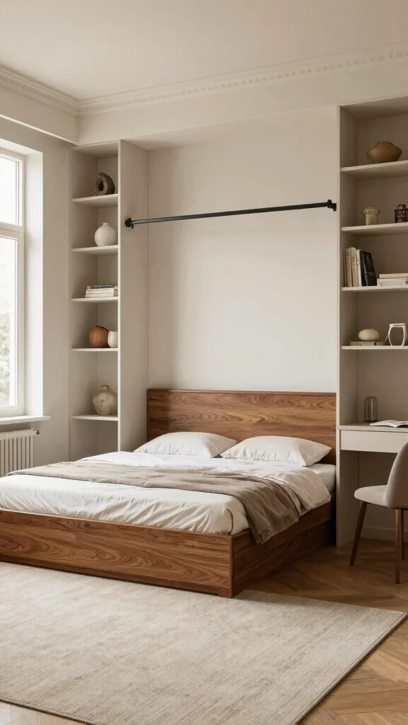 13 Storage Room and Guest Room Combo Ideas for a Functional Dual Space - 1. Multi-functional Murphy Bed 1