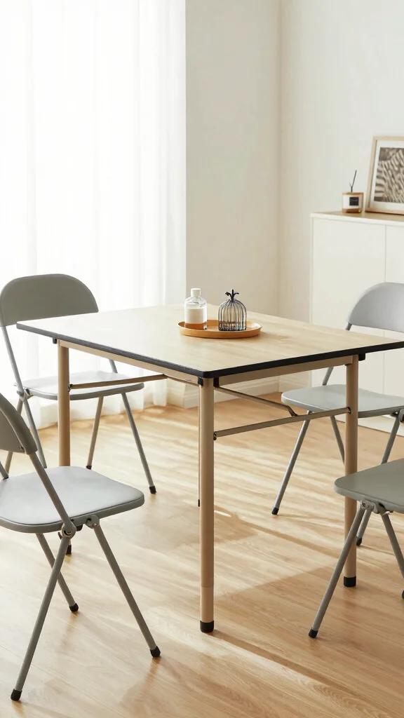 13 Storage Room and Guest Room Combo Ideas for a Functional Dual Space - 11. Foldable Furniture Options 1