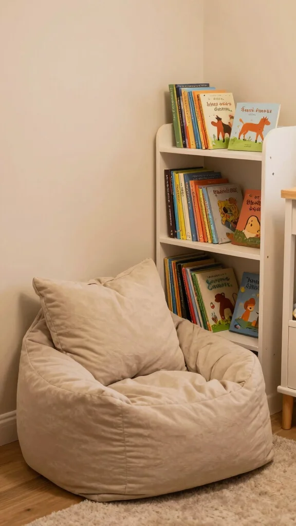 14 Neutral Nursery Ideas for a Timeless Calm Baby Room - 14. Create a Cozy Reading Nook 1