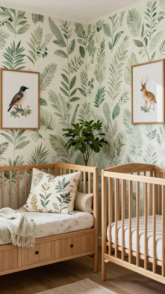 14 Nursery Decor Ideas for a Beautiful Personal Baby Room - 1. Nature-Inspired Decor 1