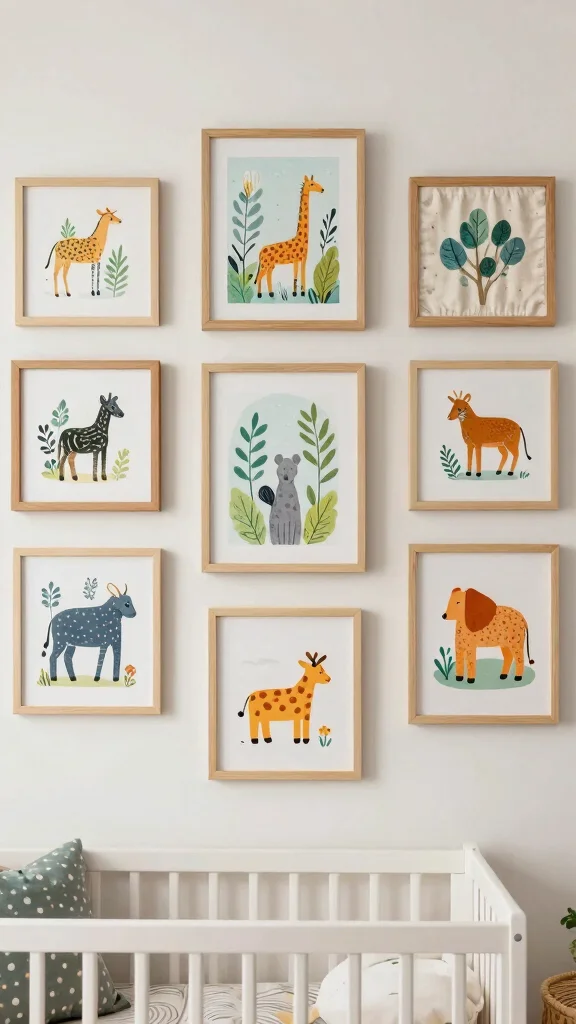 14 Nursery Decor Ideas for a Beautiful Personal Baby Room - 3. Eco-Friendly Wall Art 1