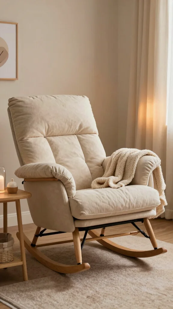 14 Nursery Decor Ideas for a Beautiful Personal Baby Room - 9. Comfort for Parents Too 1