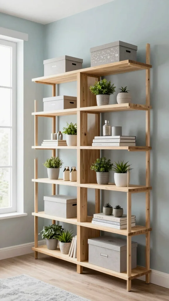 14 Storage Room Design Concepts for a Functional Beautiful Space - 1. Transform with Modular Shelving 1