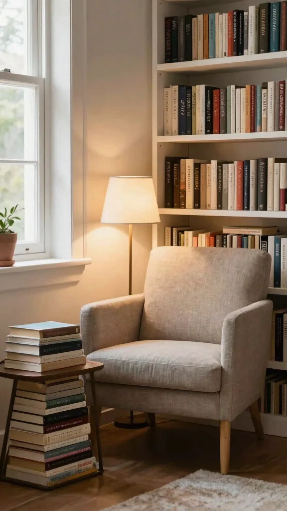 14 Storage Room Design Concepts for a Functional Beautiful Space - 13. Create a Cozy Reading Nook 1