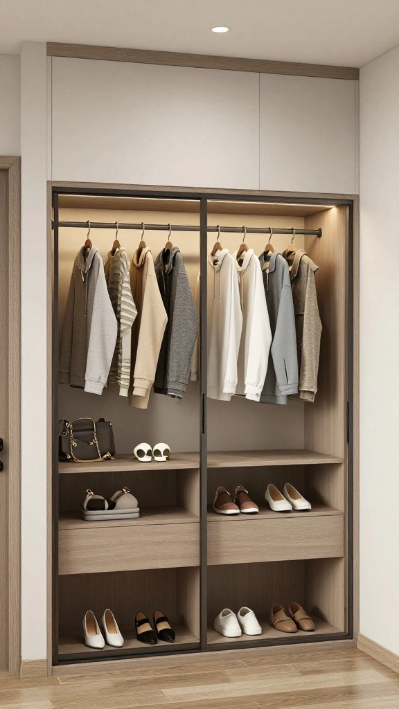 14 Under-the-Stairs Storage Room Ideas for a Clever Space-Smart Space - 10. Custom Closet Space 1