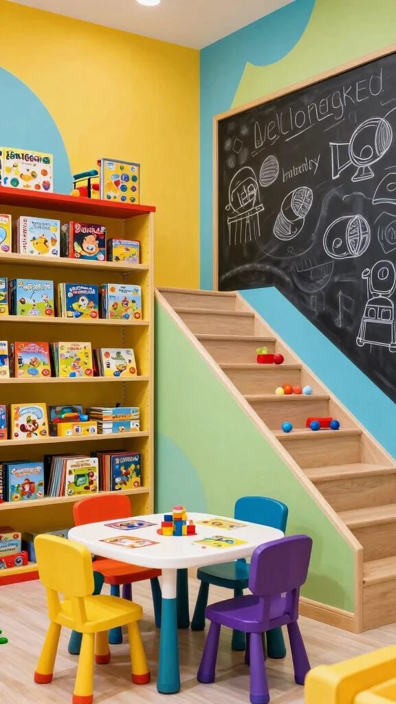 14 Under-the-Stairs Storage Room Ideas for a Clever Space-Smart Space - 11. Game Zone 1