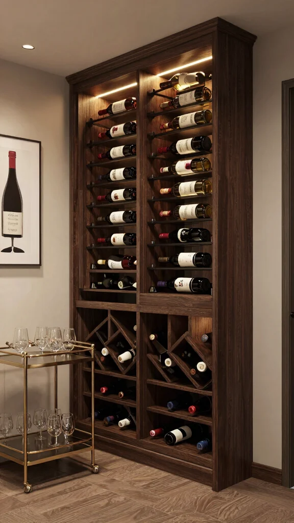 14 Under-the-Stairs Storage Room Ideas for a Clever Space-Smart Space - 4. Modern Wine Storage 1