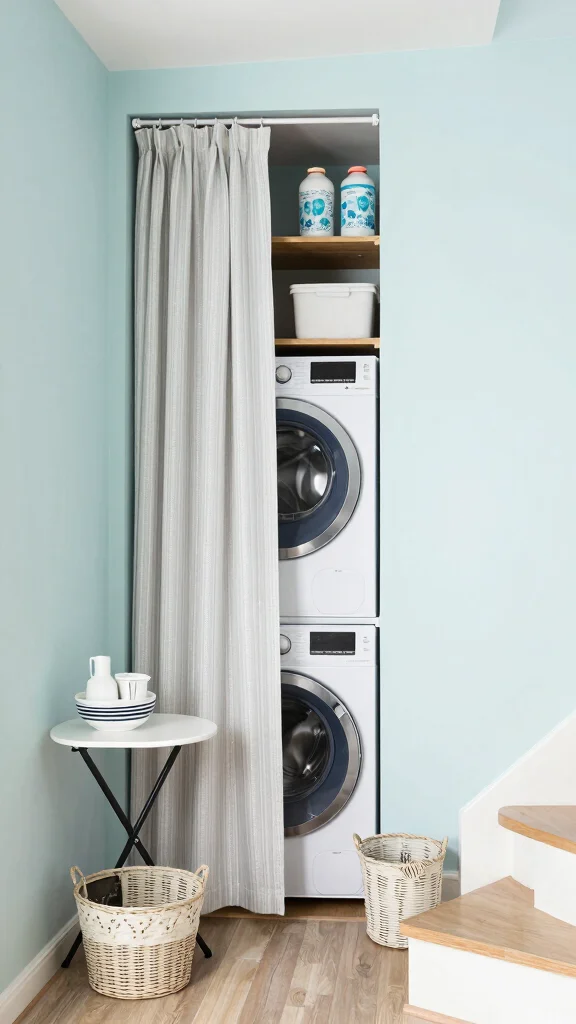 14 Under-the-Stairs Storage Room Ideas for a Clever Space-Smart Space - 6. Functional Laundry Space 1