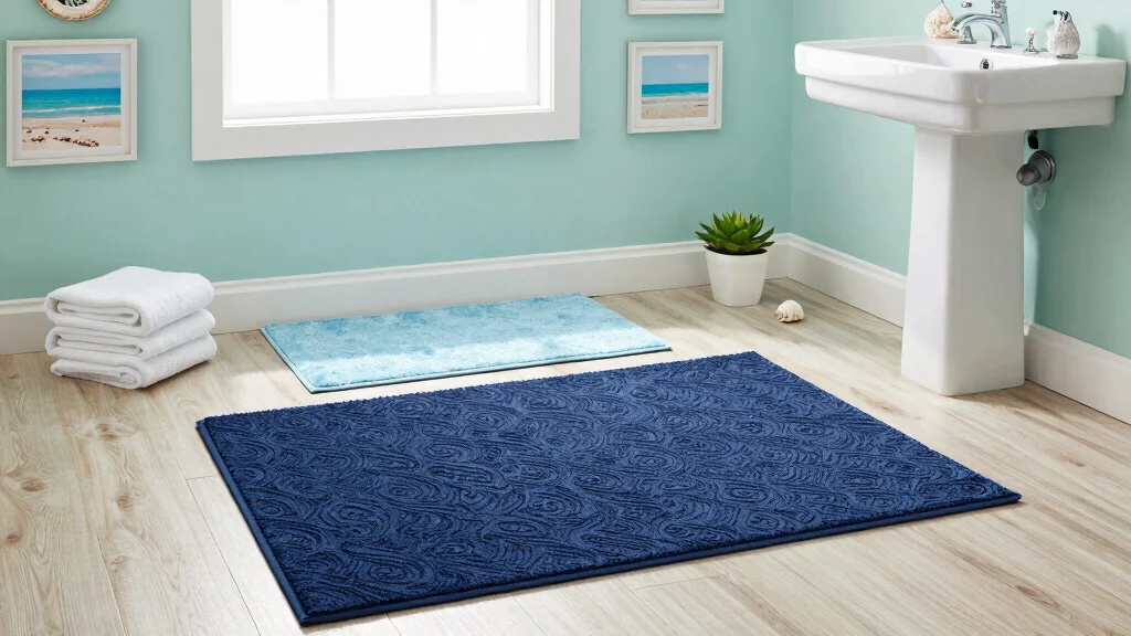 12 Blue Bathroom Rug Ideas From Navy to Sky for a Fresh Calm Floor – cbconceptfurniture.blog