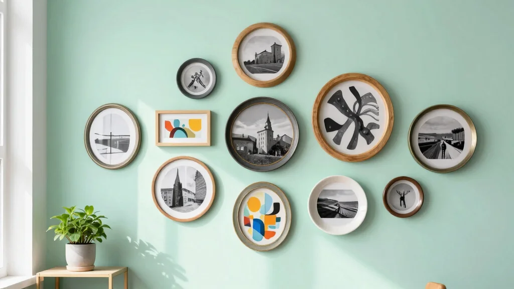 12 Round Picture Frame Ideas for a Soft Sculptural Wall Detail – sohofurniture.blog